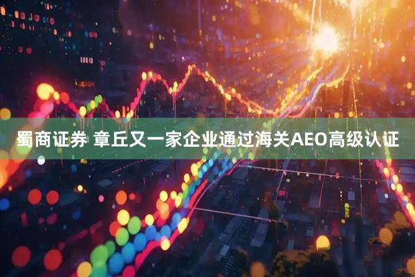 蜀商证券 章丘又一家企业通过海关AEO高级认证